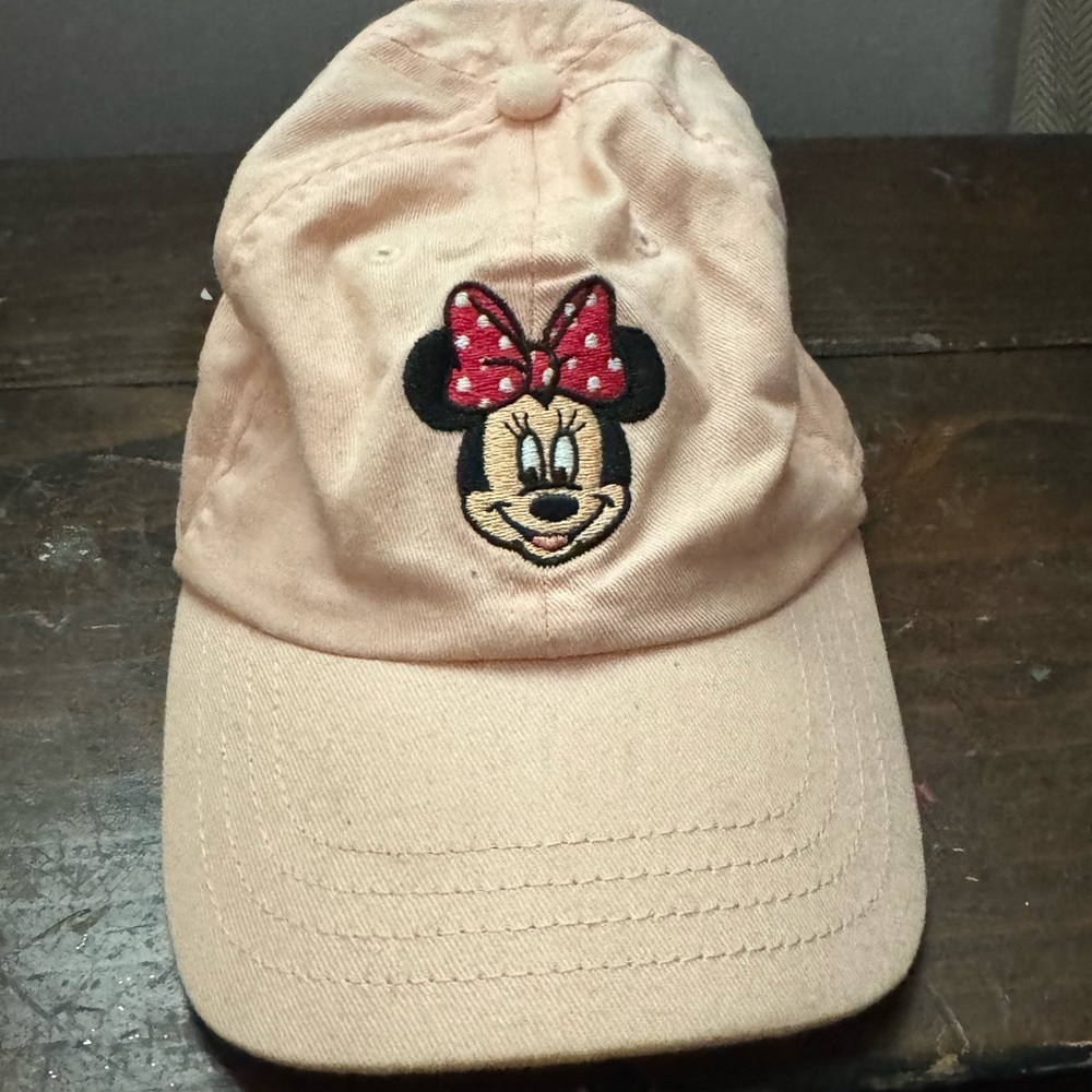 Disney Minnie‎ Mouse Girls Pink Hat Baseball Cap Medium